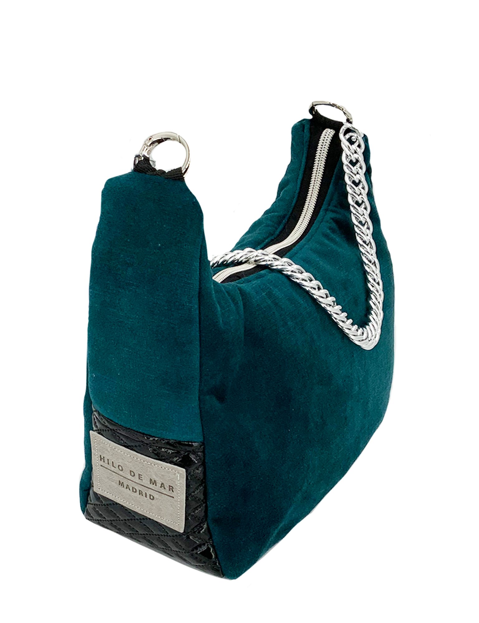 Bolso terciopelo online verde